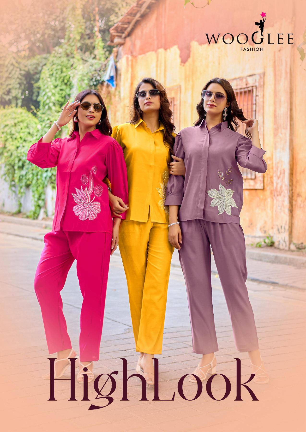 Wooglee high look coord set Fancy kurti manufacturer